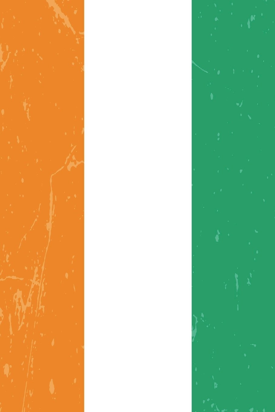Ivory Coast Flag Journal: Ivory Coast Travel Diary, Côte d'Ivoire Souvenir, lined Journal to write in