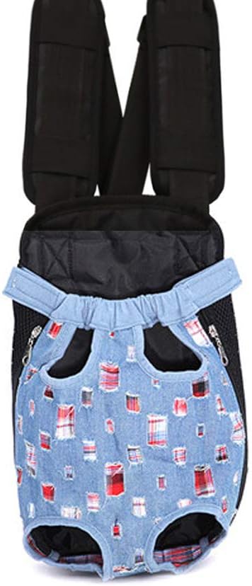 GHTMONY Pet Carrier Backpack, Breathable Adjustable Legs Out Front Carrier Bag Wide Straps Shoulder Pad Design Sling for Small Medium…