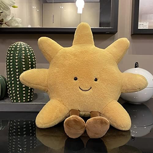 JOSON Sun Shaped Plush Toys, Soft Bedside Sofa Pillows, Used for Home Decoration as Birthday Gifts for Children and Girls (Sun) image 5