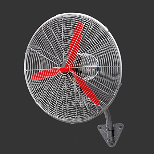 Ventilador de Pared/de pie, Industrial, de Alta Resistencia, para Exteriores, con 3 velocidades, inclinación Ajustable, oscilante, comerc(Ventilador de Pared de 500 mm