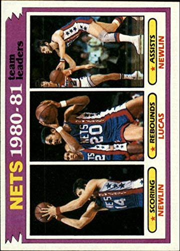 1981-82 Topps #57 New Jersey Nets TL NBA Basketball Trading Card