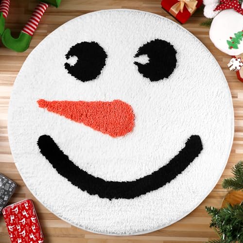 Ceenna Schneemann Badematte 61cm