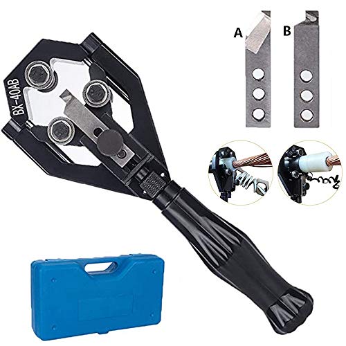 Mxmoonant ケーブルストリッパー ケーブルかわむき機 直径20~40ｍｍ 10kv 大口径ケーブル対応 【日本語説明書付き】 (A刃+B刃)