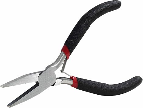 13cm/5.12" Flat Nose Pliers, Smooth Jaw Pliers | Jewelry Making, Wire Wrapping, Wire Bending, Duck Nose Design