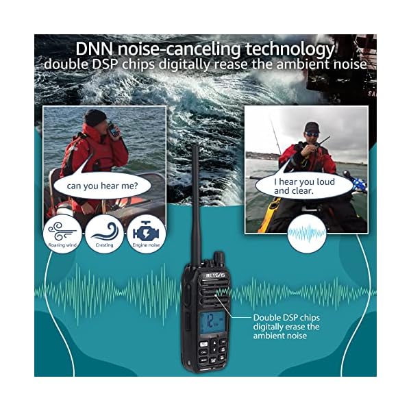 Retevis RM21 Handheld Marine Radio,Radio Marine Floating IP67