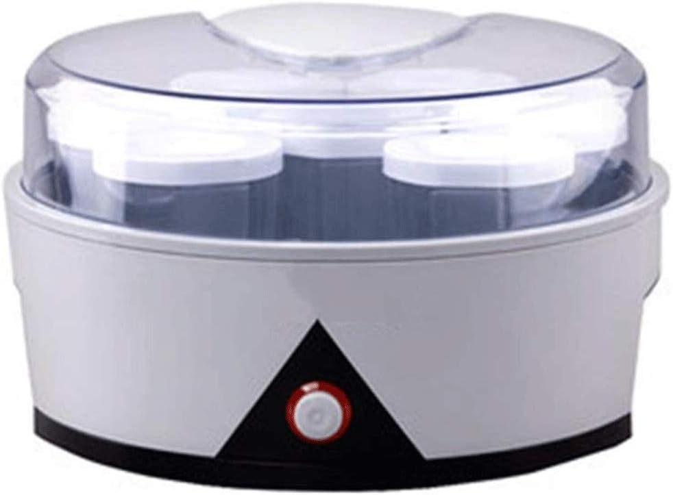 Machine with 7 Yogurt Containers Glass Jars - Automatic Electric Easy Yogurt Maker Machine