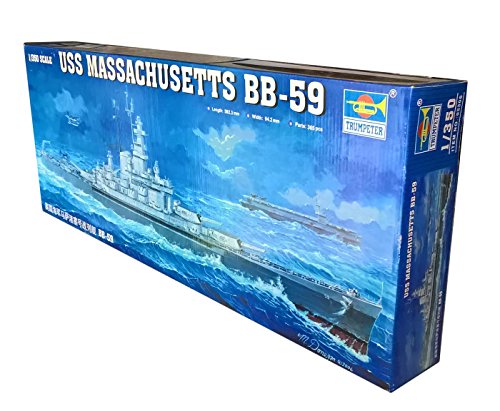 Trumpeter 1:350 USS Massachusetts BB-59 réplique du cuirassé de 1942