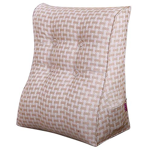FYMDHB886 Sofa Triangle Large Cushion Bedside Soft Backrest Tatami Bay Window Lumbar Pillow Four-Point Support Detachable Washable