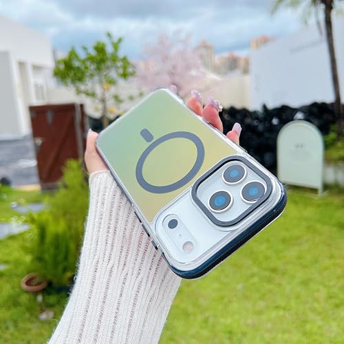 Coque iPhone 17 Air Noir antichoc et magnétique à dégradé laser