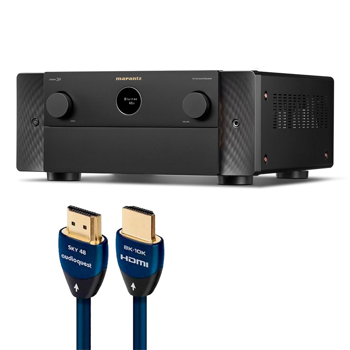Marantz Cinema 30 11.4 Channel Receiver Bundle with AudioQuest Sky 3m HDMI Cable (Black)