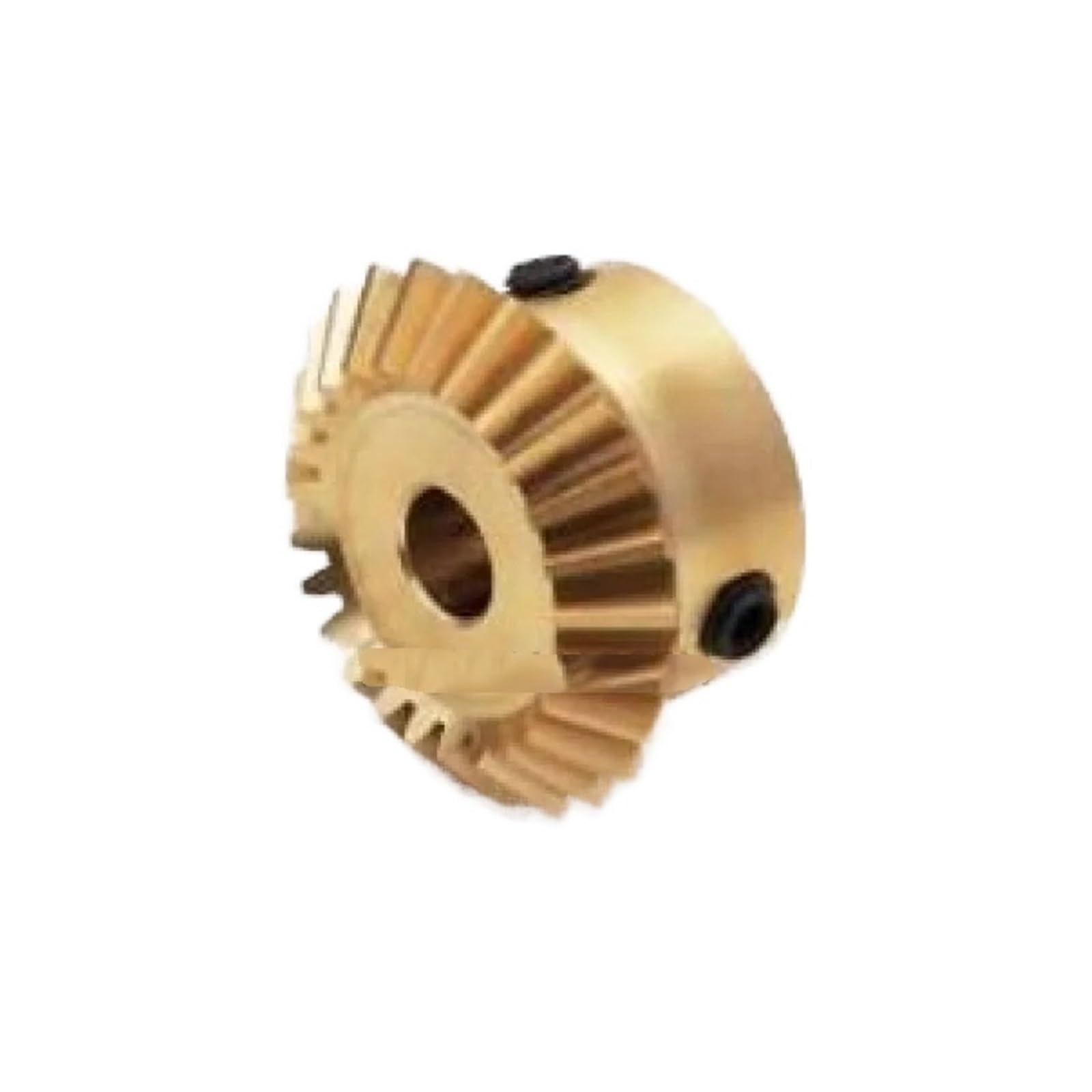 Bevel Gear Pinion Hardware Mechanical 0.4M/0.5M/0.6M/0.8M/1M 90 Degree Steering Straight Bevel Gear 1:1 Brass Bevel Gear(0.4M 15T 2mm)