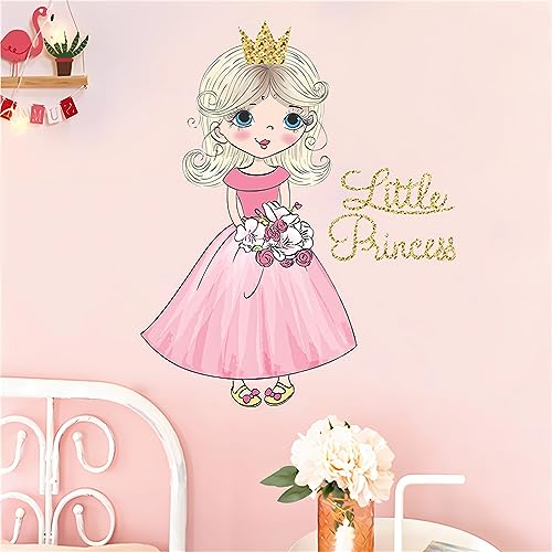 Vinilo Decorativo Princesa Rosa para Pared 30 cm x 90 cm miniatura 3