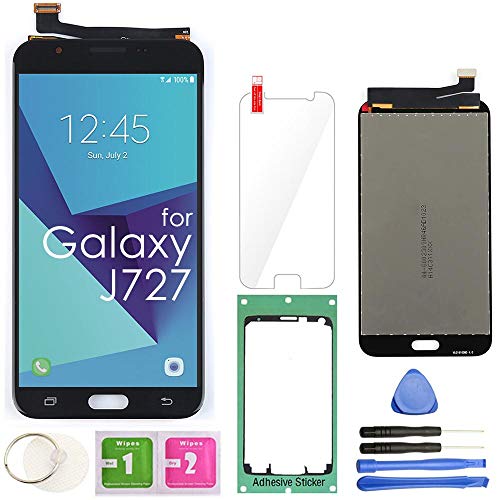 Samsung Galaxy J727 LCD Display Screen Replacement Touch Digitizer Assembly 5.5" for J7 Prime 2017 J727U SM-J727T SM-J727T1 J727R4 J727V J727P Sky Pro SM-J727A SM-J727VL J7 2017 Perx J727PZKASP(Black) -  Flying Ocean