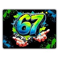 celebr8te 12x Grün/Schwarz 67 Einladungskarten – Teenager & Kindergeburtstag für Jungen & Mädchen – coole Urban- & Graffiti Einladungen inkl. Messenger Bild & Urlaubsgutschein