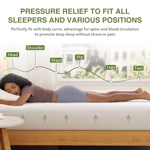 EGOHOME 8-Inch Cooling Memory Foam Mattress for Kids - Image 4