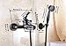 Greenspring Oil Rubbed Bronze Wall Mount Handheld Tub Shower Faucet Commercial Shower Mixer Tap Set Single Handle Wall-Mount