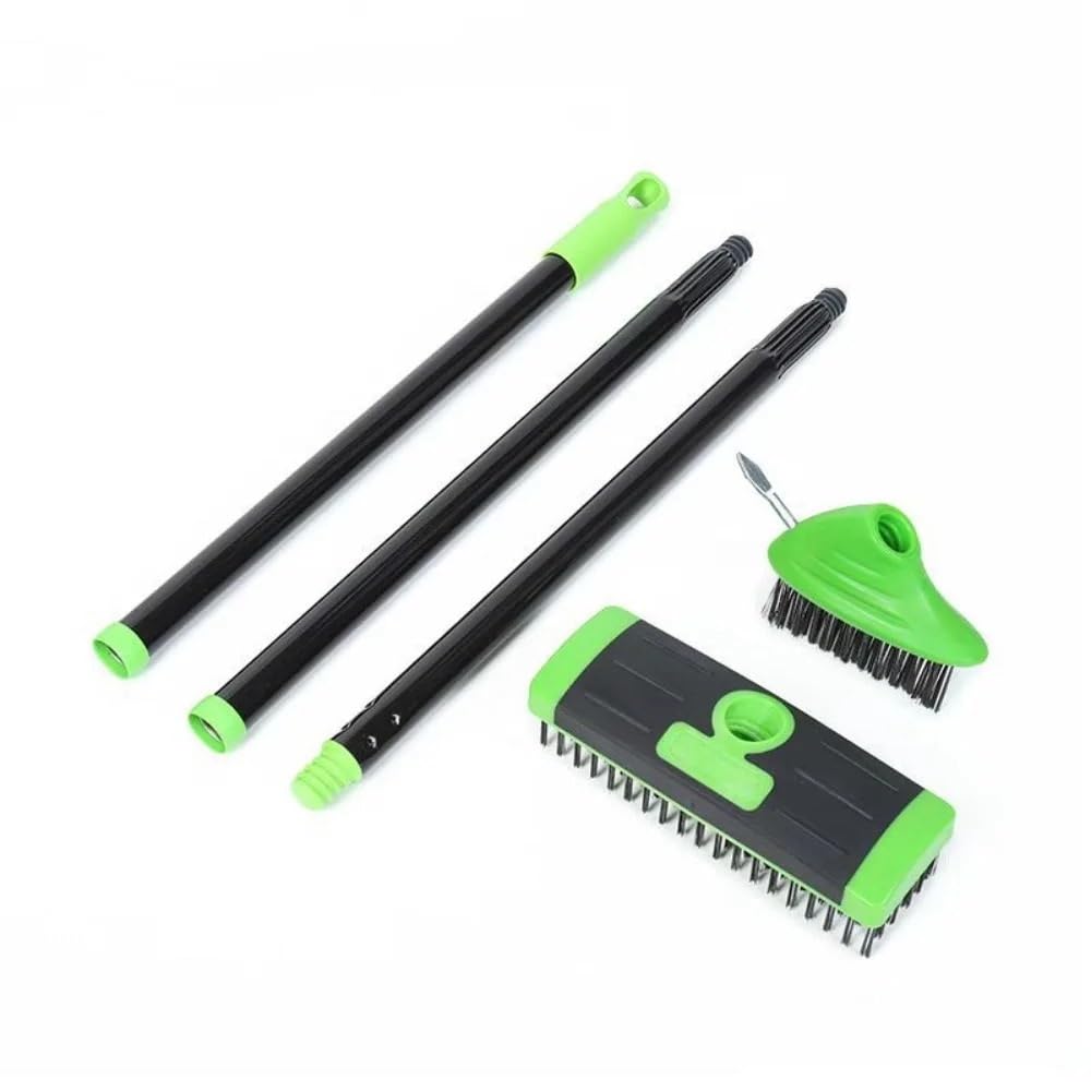 Shungong 3-in-1 Adjustable Steel Wire Brush For Deck Concrete Stain Cleaning