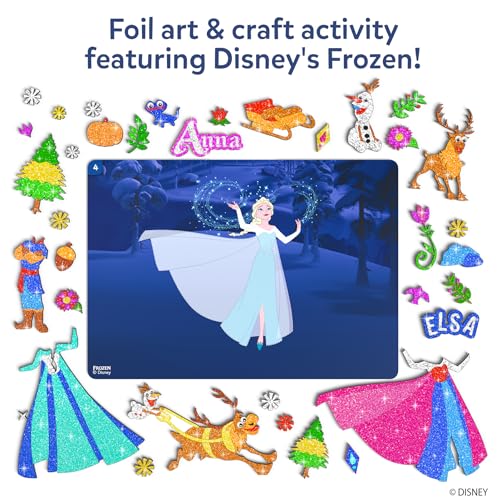 Image of Skillmatics Foil Fun - Disney Frozen, Mess-Free Art for Kids, Craft Kits & Supplies, DIY Creative Activity, Travel Toys, Gifts for Fans of Elsa, Anna, Olaff, Girls, Boys, Ages 4, 5, 6, 7, 8, 9