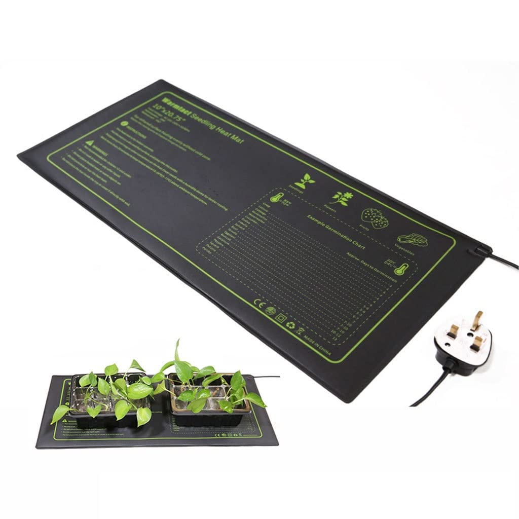 Tappetino riscaldante per piantine da interno Tappetino di partenza per la germinazione delle piante idroponiche calde Tappetino riscaldante per piante impermeabile per semi e starter (dimensioni :