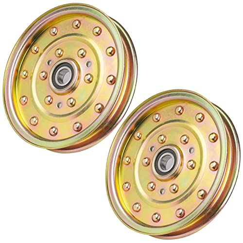 Idler Pulley for Exmark Toro Lazer Z Master 52 60 72 Deck 116-4667 633109 1-633109 AC AS ASX XP XS HP LC Lawn Mower (2 Pack)
