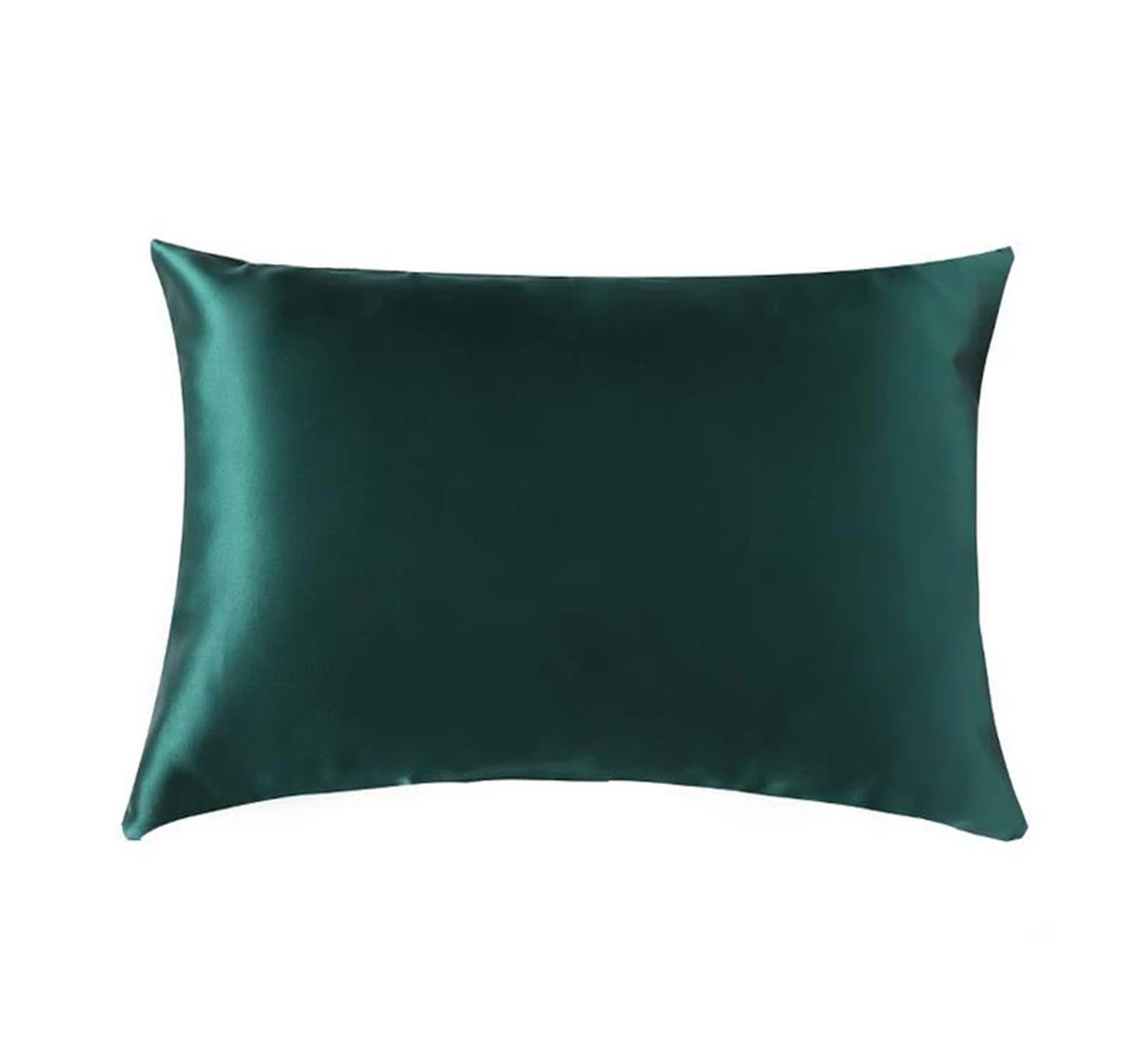 Silky Pillow Covers, 25mm Silk Zipper Pillowcase Multicolor Multiple Sizes(Green,50x70cm)