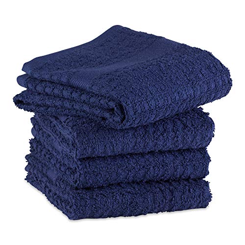 Dii CAMZ33560 Basic Terry Collection Waffle Dishtowel Set, 15X26, Solid Blue thumb #2