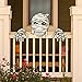 Sawysine 3 Pieces Halloween Fence Peeker Decoration Scary Peeper Halloween Outdoor Decoration Halloween Garden Yard Decor for Home Patio Holiday Party Lawn Garden Fence Pathway Decorations (Mummy)