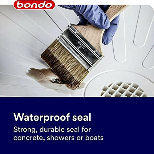 Bondo Fiberglass Resin, Interior And Exterior Home Use, 100% Waterproof, Strong, Durable, 20124, 0.9 Gallon Can #TOP6