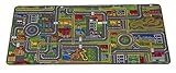 Learning Carpets Giant Road Map Play Carpet, 79â€ by 36â€ â€“Play Carpet Develops Imagination â€“ Skid-Proof Gel Backing â€“ Durable - Self-Contained Play Carpet for Hours of Fun â€“ Indoor/Outdoor Use
