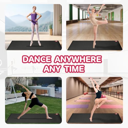 SERABETTO Portable Dance Floor Mat - 6mm Thick Non-Slip PVC Dance Flooring for Ballet and All Dance Styles – Perfect for Home, Studio, and Events by SERABETTO - Image 6