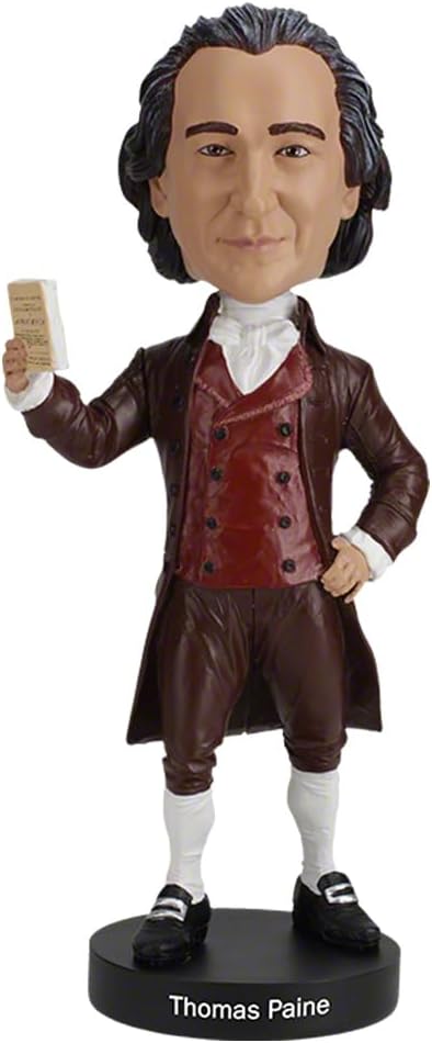 Royal Bobbles American Founding Father Thomas Paine V2 Collectible Bobblehead Statue