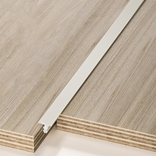 3本 長さ100cm T型 アルミ ドアエッジモール 幅 4mm~60mm 玄関隙間埋 敷居カバー 陽極酸化処理 耐腐食性、耐摩耗性 色褪せなし 敷居ストリップ たりフィット簡単にインストールできます(様式9,6mm)