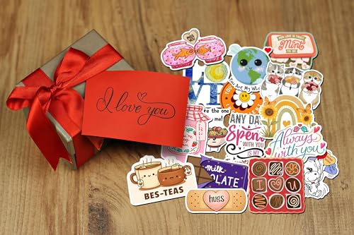 Image of WallDesign Romantic Couple Love Magnets (16 Pieces) - Cute Love Quote Fridge Magnets for Daily Messages - Couple Gift for Anniversary, Newly Married, Wife, Husband, Girlfriend & Boyfriend