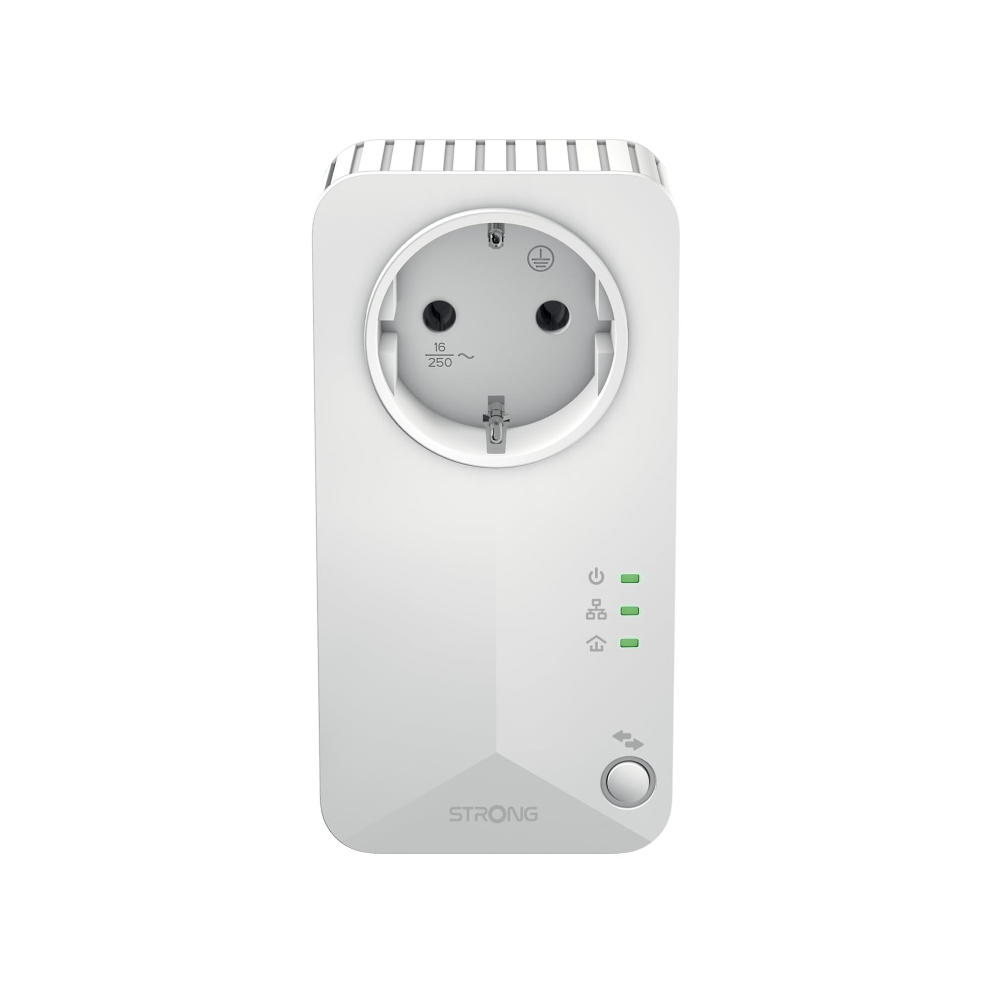 Strong Powerline WiFi 600 Triple Pack V2 600 Mbit/s Przewodowa sieć lan Biały 3 szt