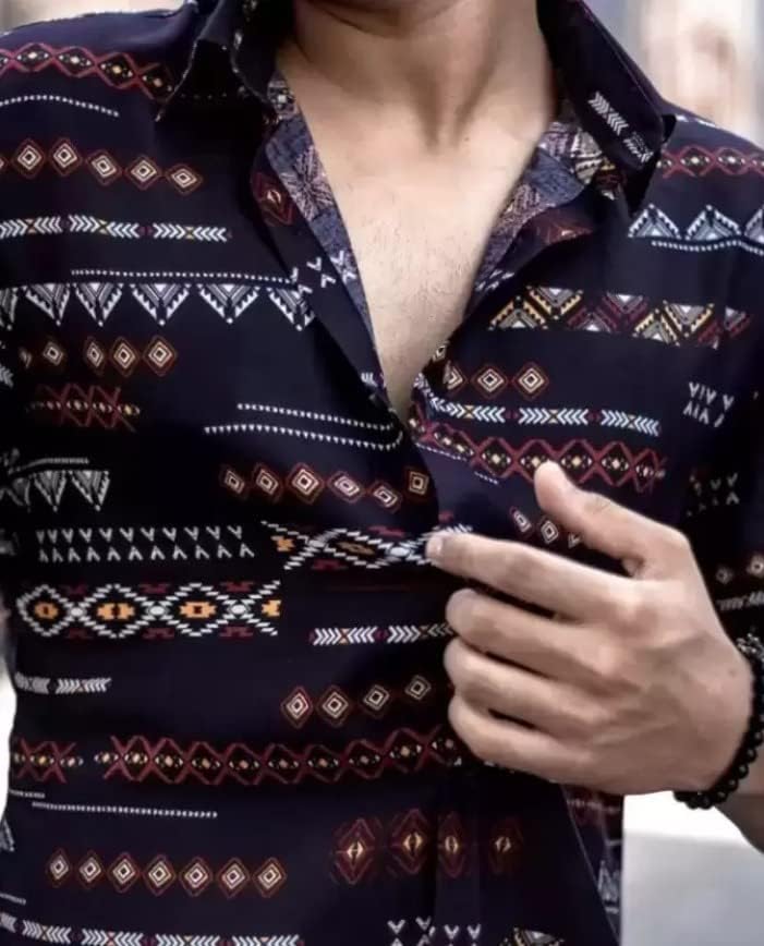 Image of Polly Cotton Solid Half Sleeve Shirt for Men