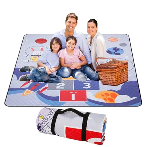 Couverture de pique-nique imperméable 78x78 pouces de qualité supérieure - 8