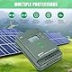 DEWIN MPPT Laderegler 12V Bluetooth, MPPT Solarladeregler 12V/24V Automatische Identifikation LCD-Display MPPT Solar Laderegler mit Bluetooth 20A