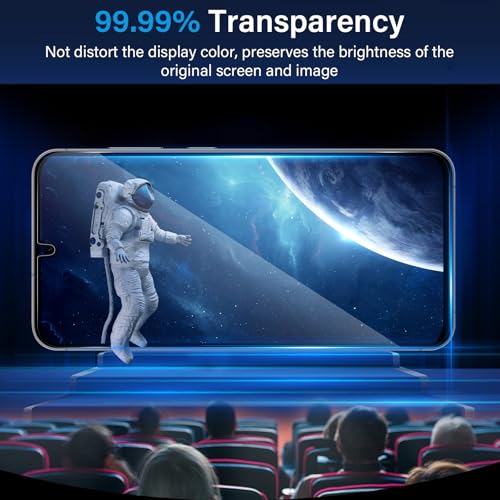 TuFun Schutzfolie für Samsung Galaxy S24 FE für Panzerglas Sichtschutz, [2 Stück] Privacy Displayschutz, 9H Härte Sichtschutzfolie, Anti-Spähen, Blasenfreie Anti-Spy schutzglas - Schwarz