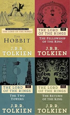 The Lord Of The Rings and the Hobbit 4 Books Collection Set: Books ...