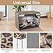 VEKELEE Leopard Print Dog Crate Cover, Waterproof Windproof Pet Cage Cover, Polyester Sunshade Kennel Cover with Breathable Mesh Fit for 35 in Wire Cage
