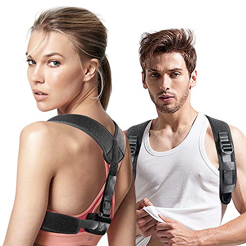Correttore Postura Schiena Regolabile Supporto Traspirante Indietro, Corretta Postura per Donna e Uomo