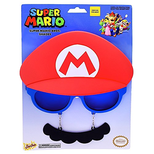 Costume-Sunglasses-Nintendo-Mario-Mustache-Sun-Staches-Party-Favors-UV400