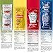 Grab-n-Go Condiment Packs - 50 Single Serve Pouches of Each: Ketchup, Mustard, Relish, and Mayo - Great for Picnics, Boxed Lunch, BBQ, Travel, Picnic and Parties (200 Condiment Packets Total)