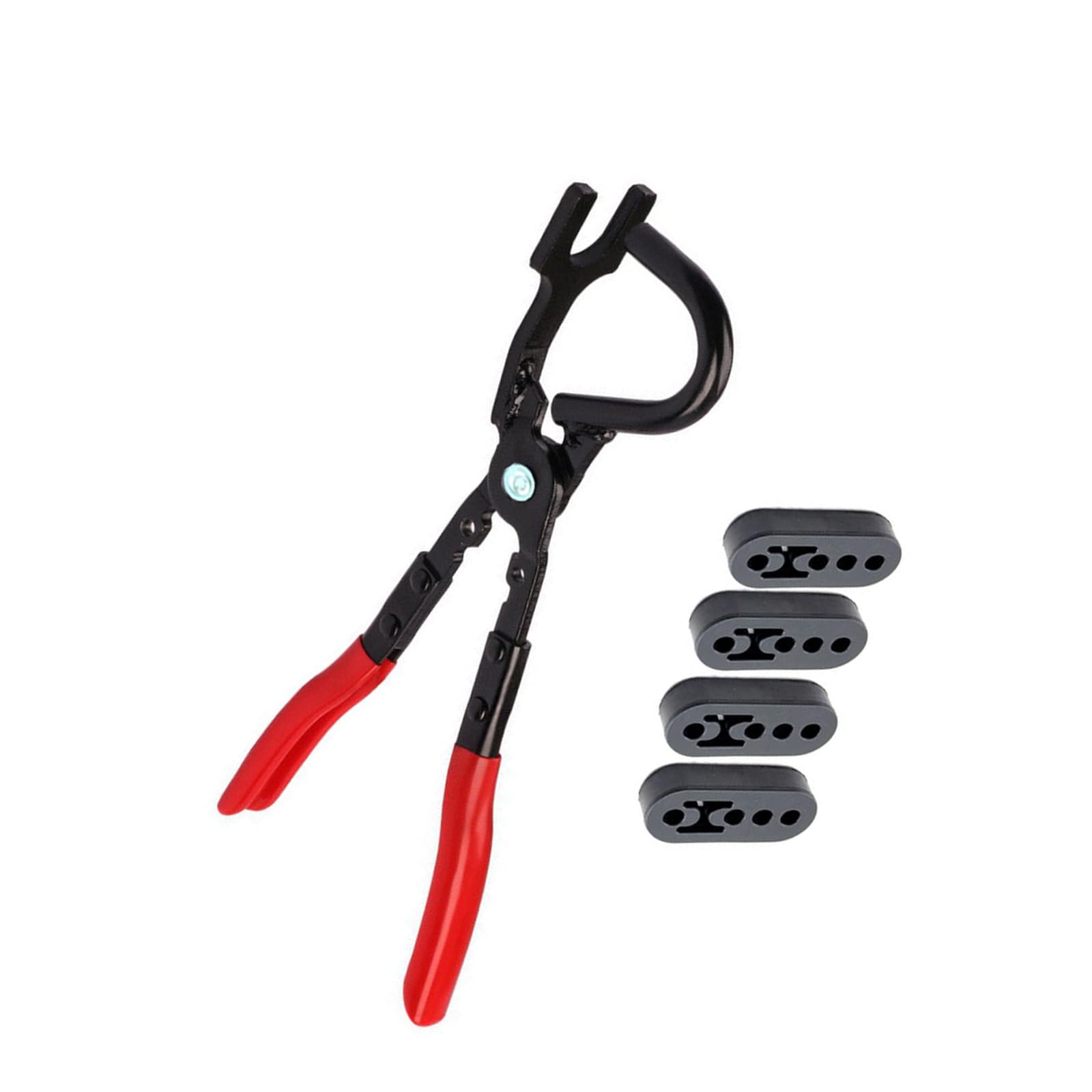 Automotive Rubber Pad Removal Pliers 50N Grip Forces Exhaust Hanger Removal Tool Car Exhaust Rubber Pad Plier Pliers Hanger