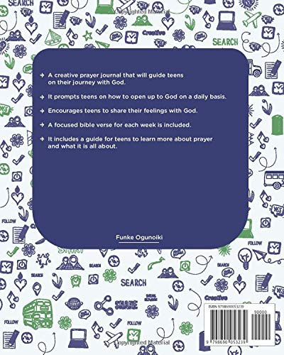 Miniatura 2 de A Creative Prayer Journal for Teens (For Boys) A daily guided prayer journal with Bible verses