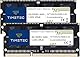 Timetec 16 GB KIT (2x8GB) DDR3L/DDR3 1600 MHz (DDR3L-1600) PC3L-12800 / PC3-12800 Non-ECC Ungepuffert 1,35 V/1,5 V CL11 2Rx8 204 Pin SODIMM Laptop Notebook PC Speicher RAM Schwarze PCB