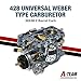 A-Team Performance - 428 Universal Weber Type Carburetor 38X38 2 Barrel Carb - Compatible With Fiat Renault Ford VW Volkswagen 4C - 2 Barrel Not Rebuilt - Brand New Carburetor - Weber type 390 cfm