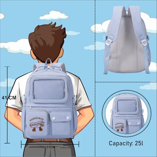 Image of Tinytot 25 Litre, Japanese Korean Style Niche College Students Light weight School bag Women's Travel Backpack