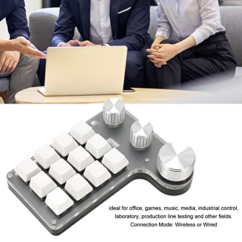 Teclado Gaming Mini Dilwe 12 Teclas USB miniatura 4