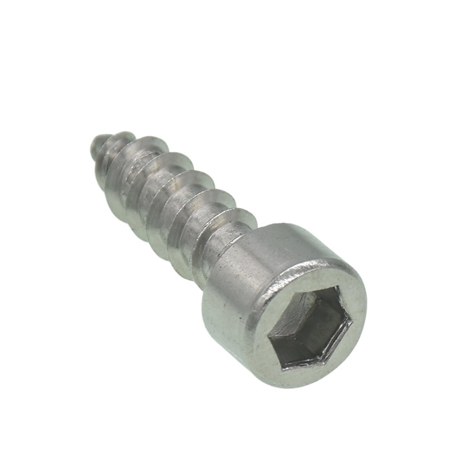 Tornillos Tornillos autorroscantes Tornillo de Ace 50/10 Piezas M5 M6 Tornillo de Cabeza Hueca de Acero Inoxidable Tornillo de Muebles Hexagonal autorroscante(M6(10PCS)*16mm)